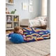 thumbnail image 1 of Saco De Dormir Infantil 2 En 1 Almohada Y Diversión Unicornio Azul, 1 of 5