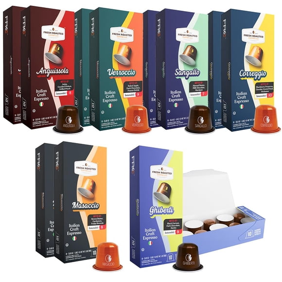 Cápsulas de café recién tostado, espresso, Nespresso, 120 unidades