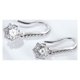 thumbnail image 4 of Aretes Colgantes para Mujer de 0.5 a 1 Quilate Color D VVS1 Aretes de Moissanita Aretes Colgantes de Copo de Nieve de Plata Esterlina S925 para Mujer Regalo de Cumpleaños con Certificado, 4 of 7