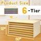 thumbnail image 3 of Organizador de papel PROLEE 51 cm x 33 cm de 6 niveles en madera, 3 of 6