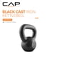 thumbnail image 2 of Kettlebell CAP Barbell de hierro fundido negro 6.8 kg / 15 lb, 2 of 8