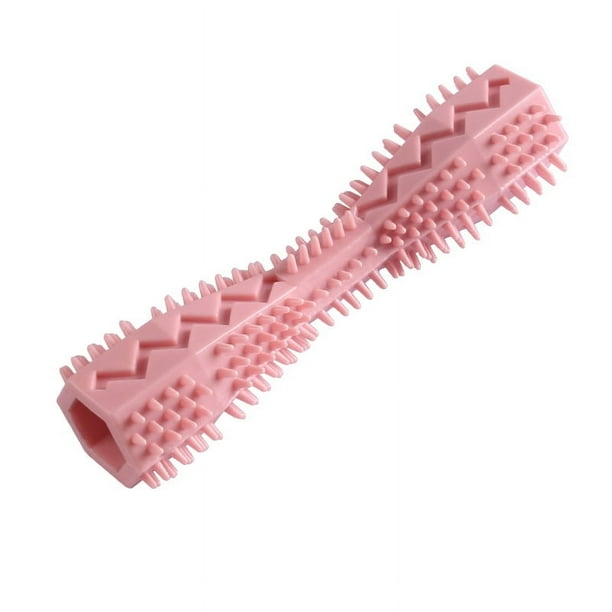 Dog Chew Stick Toys Toothbrush Durable Brushing Stick Soft Rubber Tooth Cleaning Massage Tools Pet