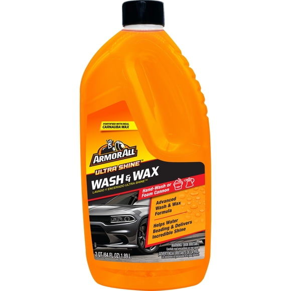 Líquido limpiador Armor All Ultra Shine Car Wash and Wax, 1,89 L