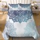 thumbnail image 1 of Purple Mandala Bedding Set Boho Duvet Cover Set 3 Piece Bohemian Comforter Cover with 2 Pillowcases, 1 of 5