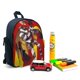 thumbnail image 3 of Hamburglar Mochila Escolar para Niños y Niñas, Mochila Infantil Ligera de Alta Calidad, Grande y Duradera Azul, 3 of 6