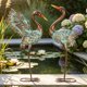 thumbnail image 2 of Escultura Autodaya 94 cm Garza Azul con Pátina, 2 of 9