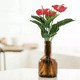 thumbnail image 3 of Ramo anthurium artificial rojo plástico, 3 of 3