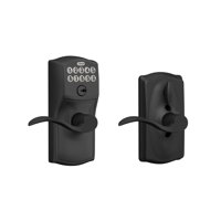 Cerradura De Entrada Con Teclado Schlage Fe595 Cam 622 Acc Matte Black