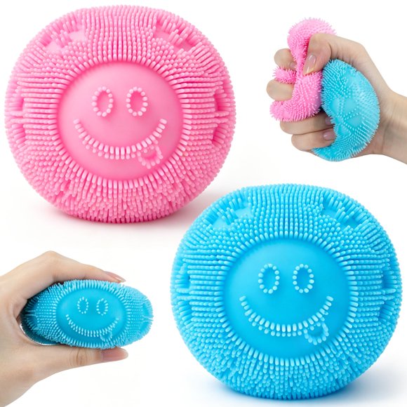 Juguete Antiestrés Fyrddek Bola de Peluche Pack de 2 – Sensación Suave