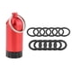 thumbnail image 2 of Cylinder O , Scuba Diving Cylinder Sealing O Rings Mini Cylinder Storage Bottle , rojo, 2 of 5
