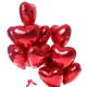 thumbnail image 1 of Globos en forma de corazón Anclicany, color rojo, 18 pulgadas, para el día de San Valentín, 12 unidades, 1 of 7