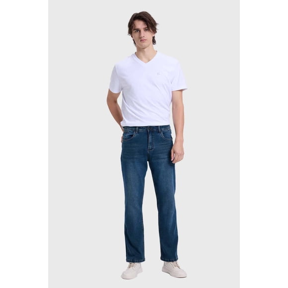 Jeans Hombre Straight Azul - lV