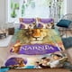 thumbnail image 2 of Las Crónicas de Narnia Conjunto de sábanas temático, trío de piezas, cómodo y amigable con la piel, diseño único, regalo de decoración para el hogar para familiares, amigos y fans,135cm *200cm, 2 of 6