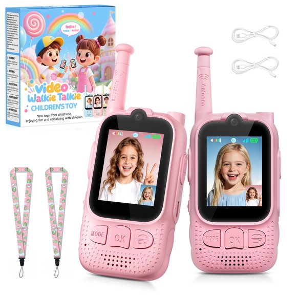 Walkie Talkies FieGsom 2 Unidades con Video para Niños