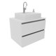 thumbnail image 1 of Vanitorio Mueble De Baño Aéreo Con Lavamanos 2 Cajones Blanco, 1 of 3