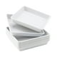 thumbnail image 2 of 10 Uds. Bandejas Para Plantas, Platillos Ligeros Para Plantas Para Interiores, Exteriores, Patio, Balcón, Blanco, 2 of 3