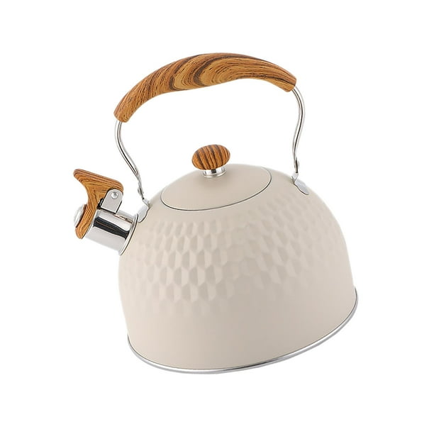 Hervidor De Agua Con Silbato De Acero Inoxidable Para Cocina De Inducción De Salón De Té Para Hacer Café