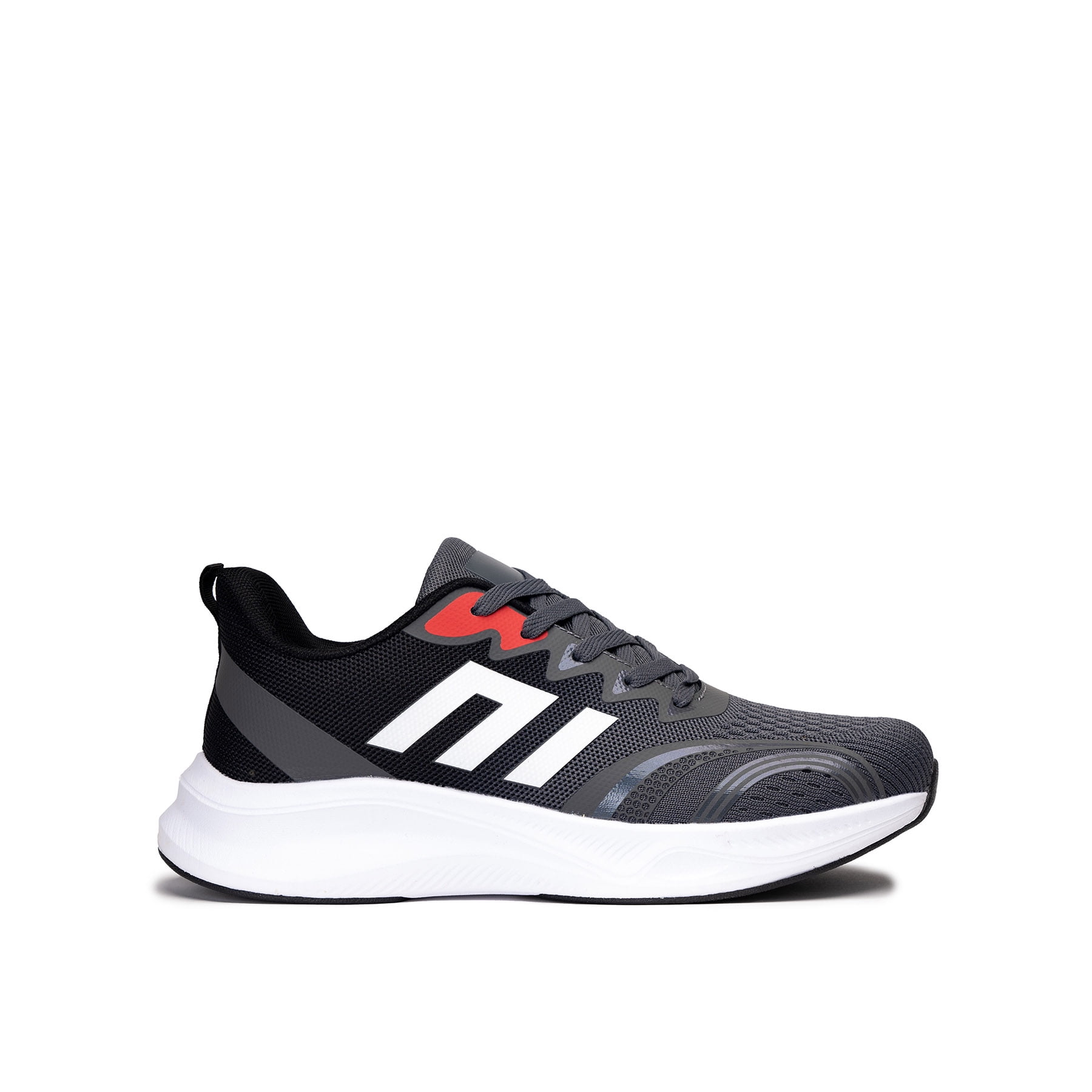 Zapatilla Hombre Gris Negro Luzena Chinitown