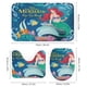 thumbnail image 3 of Los pequeñines-theme 4-Piece Shower Curtain Set with Rugs, Waterproof Bathroom Decor Set Includes Bath Mat, U-Shaped Rug, Toilet Lid Cover and Curtain with Hooks, 3 of 6