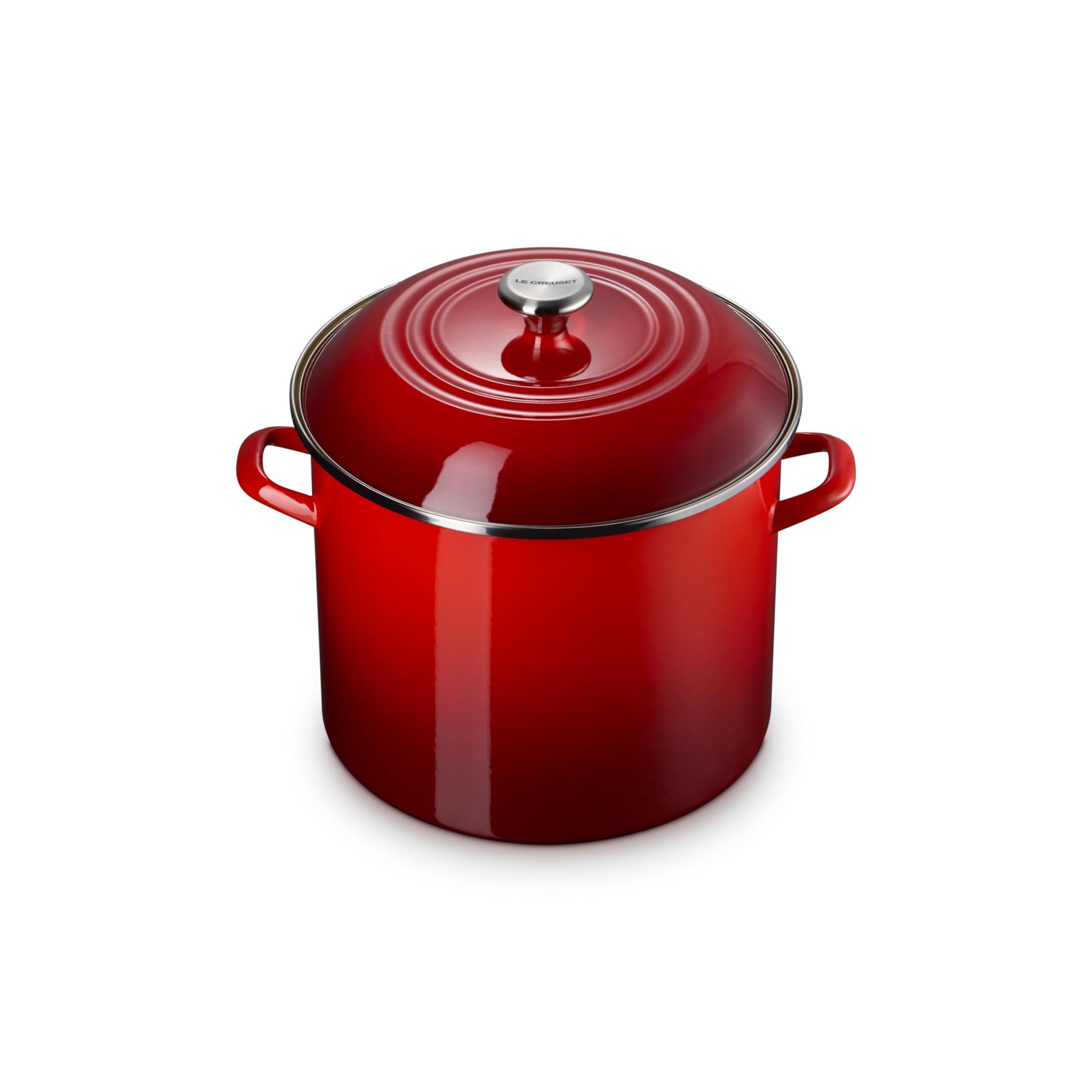 Olla Alta Le Creuset 15 L Cerise De Acero Esmaltado