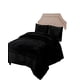 thumbnail image 2 of Set Cobertor De Invierno Plush 1 5 Plaza 180x200cm Negro 1, 2 of 4