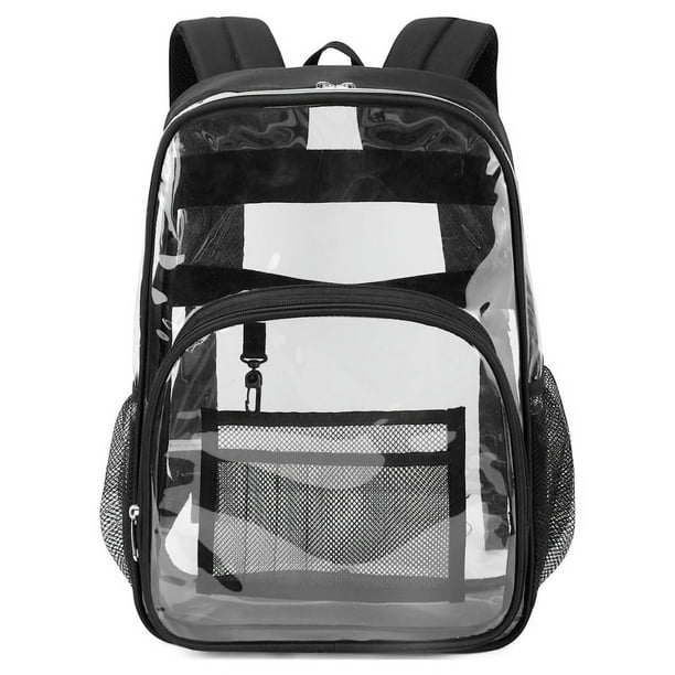 Transparent Shoulder Bag Unisex Fashion Simple Large Capacity Portable Backpacks Multifunctional Waterproof Male Female Knapsack