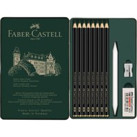 Faber Castell - Lápices Pitt Graphite Matt Faber-Castell X11 Uds. + Estuche
