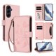 thumbnail image 1 of Funda Cartera Mariposa para [Samsung Galaxy A55 5G] con Soporte y Cremallera Rosa, 1 of 6