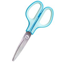 Scissors Plus Fit Cut Curve Small, Acero Inoxidable Azul