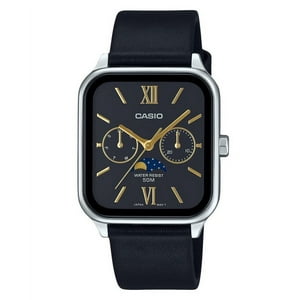 Reloj Casio Standard Analog Leather Strap Black Dial Quartz Mtp-M305L-1A2V Men'S Watch