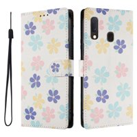 Foxdock Funda Tipo Cartera Para Samsung Galaxy A10E/A20E Con Soporte Y Correa – Diseño De Patrones Lindos