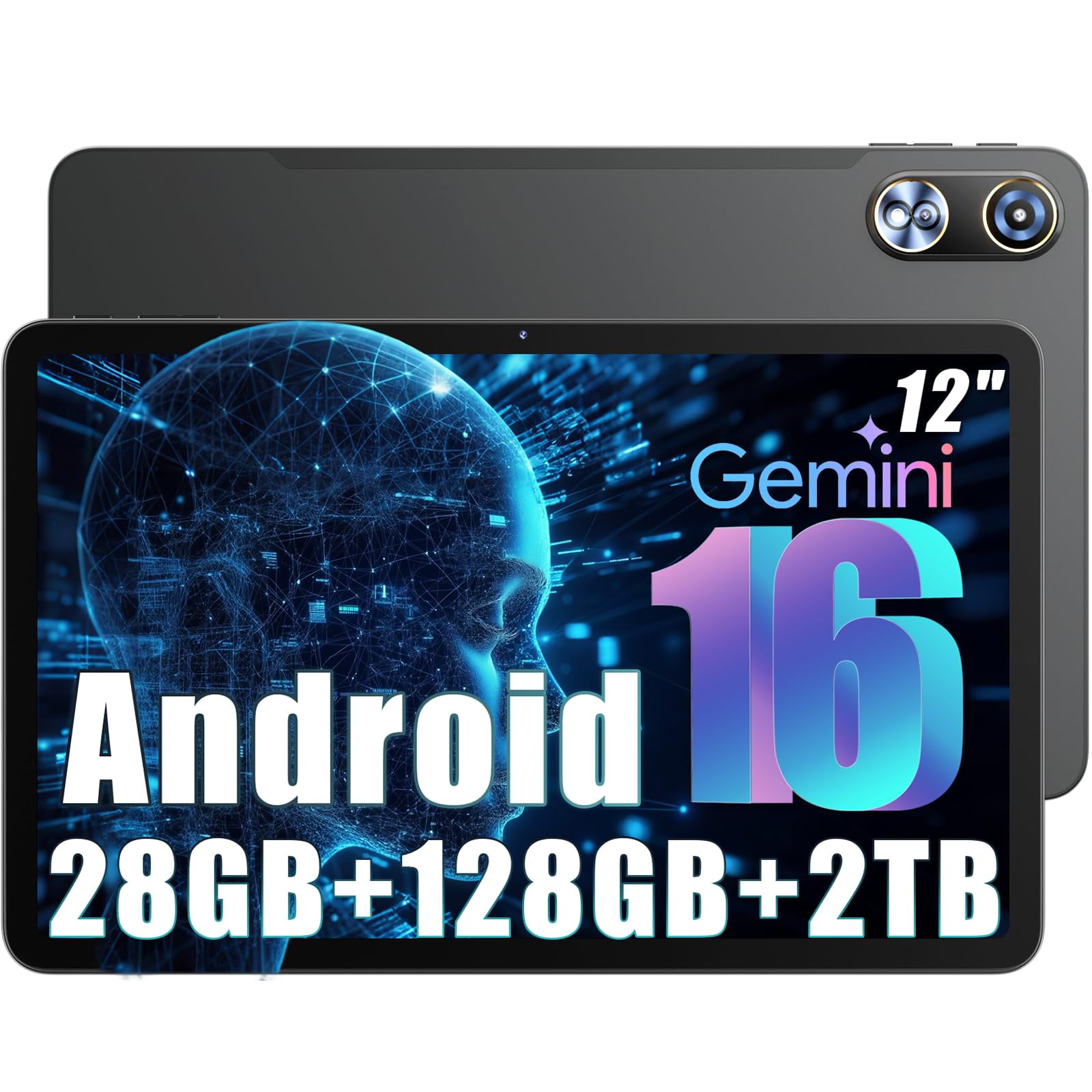 Tablet Raemond K90 12" Android 16, 28gb Ram, 128gb Rom