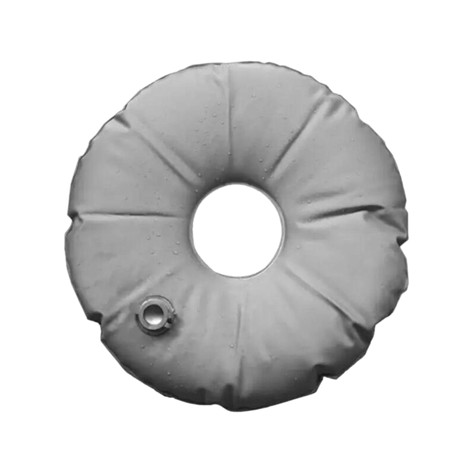 Ioensy - Peso De La Base Del Paraguas Redondo Rellenable Para El Soporte Del Poste De La Bandera De La Pluma Al Aire Libre Del Arco