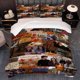 thumbnail image 1 of 3pcs Gilmore Girls Autumn Collage Pattern Bedding Set Duvet Cover and Pillowcases, 1 of 5