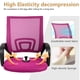 thumbnail image 4 of Silla de oficina BestOffice ergonómica con respaldo medio, giratoria, color melocotón, 4 of 7