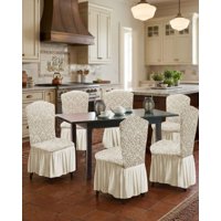 Mylhogar - Juego De 6 Fundas De Silla Tejido 3D