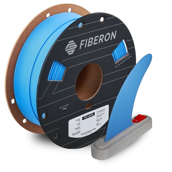 Filamento Polymaker Fiberon PET‑GF15 1,75 mm 1 kg Azul