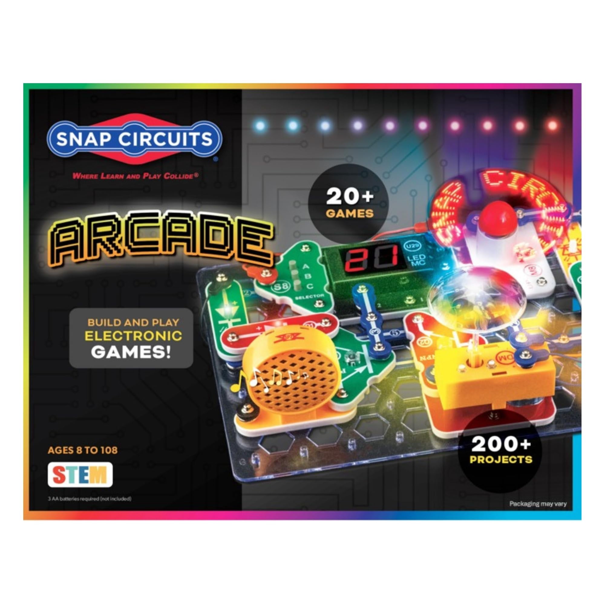 Kit De Exploración Electrónica Snap Circuits «arcade» Sca-200