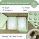 thumbnail image 2 of Molde para pasteles Benty Cakes - Pack de 3 juegos + bandejas verdes, 2 of 8