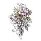 thumbnail image 1 of 1 piece Waterproof Rose Dark Element Tattoo Sticker - Unique Waist Rose Character Unicorn Design for Personalized Creativity, 1 of 3