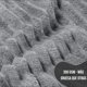 thumbnail image 3 of Frazada Manta Piecera 130 X 150 Cm Térmica Rayas Sherpa Casa Nerola Gris, 3 of 9