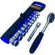 thumbnail image 1 of Set Juego 12 Pcs Dados Herramientas + Chicharra 1/2 Acero Xl, 1 of 3