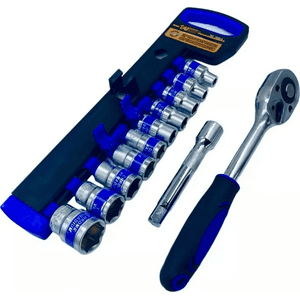 Genérico - Set Juego 12 Pcs Dados Herramientas + Chicharra 1/2 Acero Xl