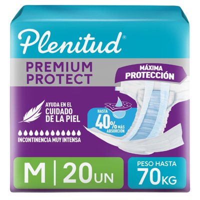 Pañales Para Adultos Protect M Hasta 70 Kg 22 Un Plenitud