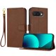 thumbnail image 1 of Funda Cartera para Google Pixel 9A Tarjetero Soporte Magnético y Correa Marrón, 1 of 5