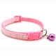 thumbnail image 1 of Collar Huellita con Cascabel para Gatos Rosa, 1 of 3