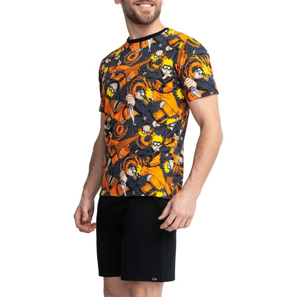 Pijama Algodón Hombre Verano Naruto Shippuden C1