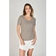thumbnail image 1 of Polera Ceci Acanalada Eclipse cafe XL, 1 of 2