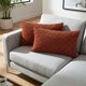 thumbnail image 2 of REGALWOVEN Fundas de Cojines Decorativas Paquete de 2 para Sofá Cama Sofá Decoración del Hogar Fundas de Almohada de Pana Suave Naranja Oscuro 18" x 18", 2 of 7