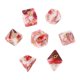 thumbnail image 5 of 7 Piezas De Acrílico Poliédrico Dados Favores De Fiesta Apoyos Juegos De Mesa Para Dnd Rpg Rojo Blanco, 5 of 5
